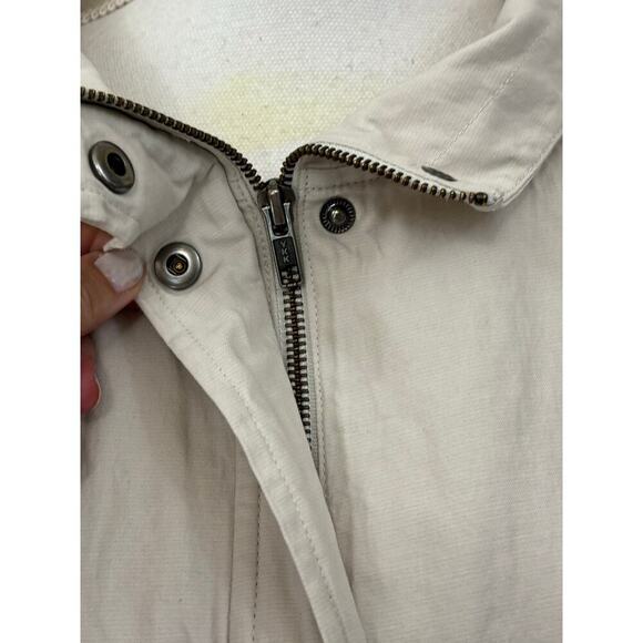 Eileen Fisher cream organic cotton Jacket, large, utilitarian, casual, layering - Picture 4 of 6
